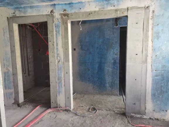 灌漿料內(nèi)框架加固門(mén)洞