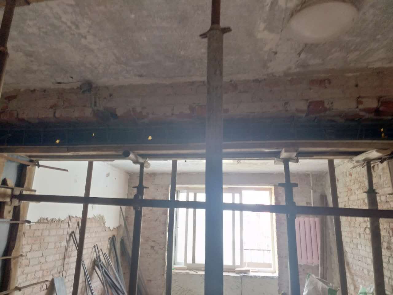 磚墻開(kāi)洞加固